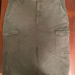 GAP Olive Green Denim Skirt